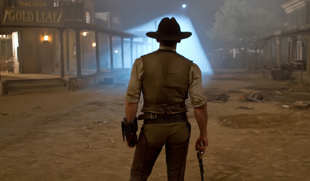 Cowboys & Aliens Movie for 1024 x 600 widescreen resolution