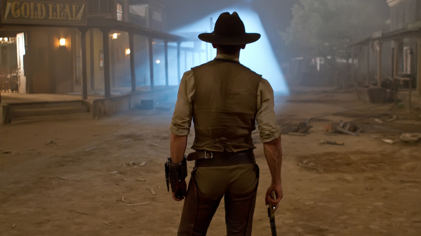 Cowboys & Aliens Movie for 1366 x 768 HDTV resolution