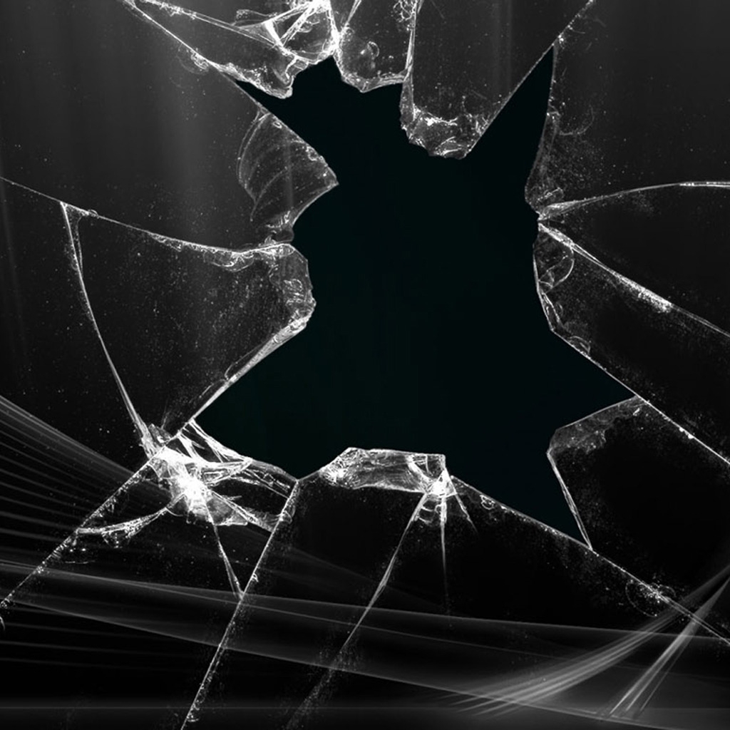 Cracked Glass for 1024 x 1024 iPad resolution