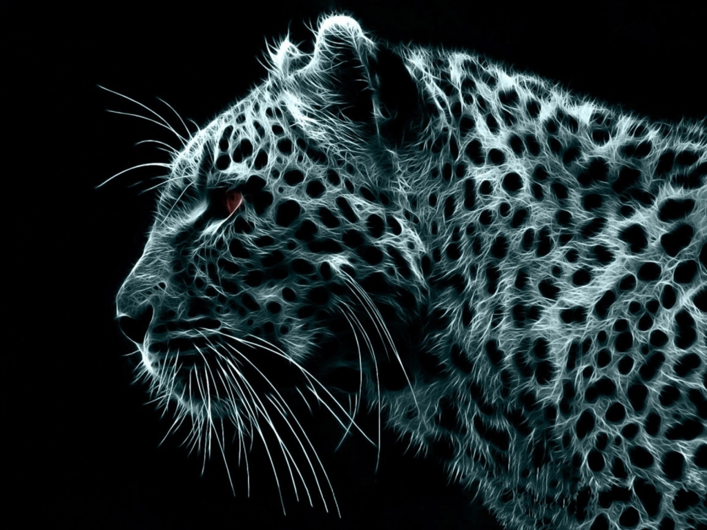 Crazy Leopard for 1024 x 768 resolution