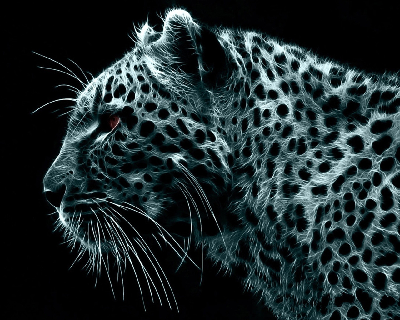 Crazy Leopard for 1280 x 1024 resolution