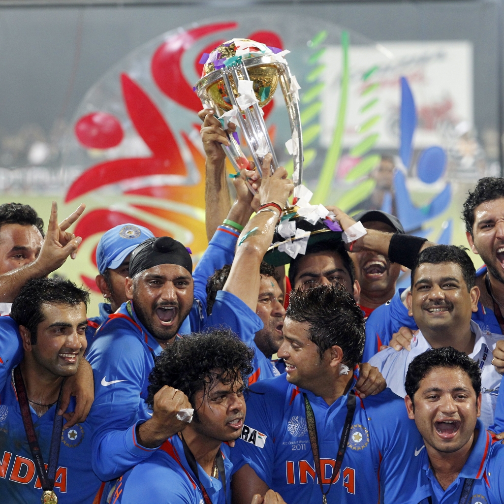 Cricket India Team for 1024 x 1024 iPad resolution