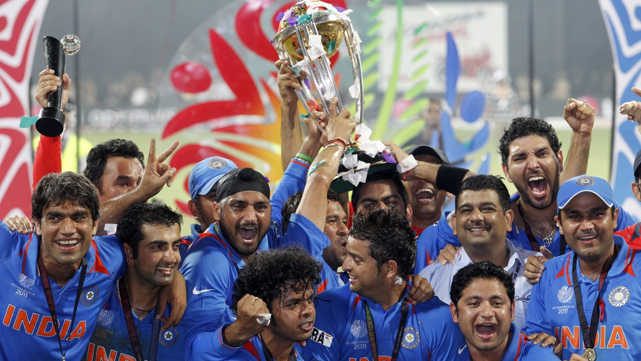 Cricket India Team for 1280 x 720 HDTV 720p resolution