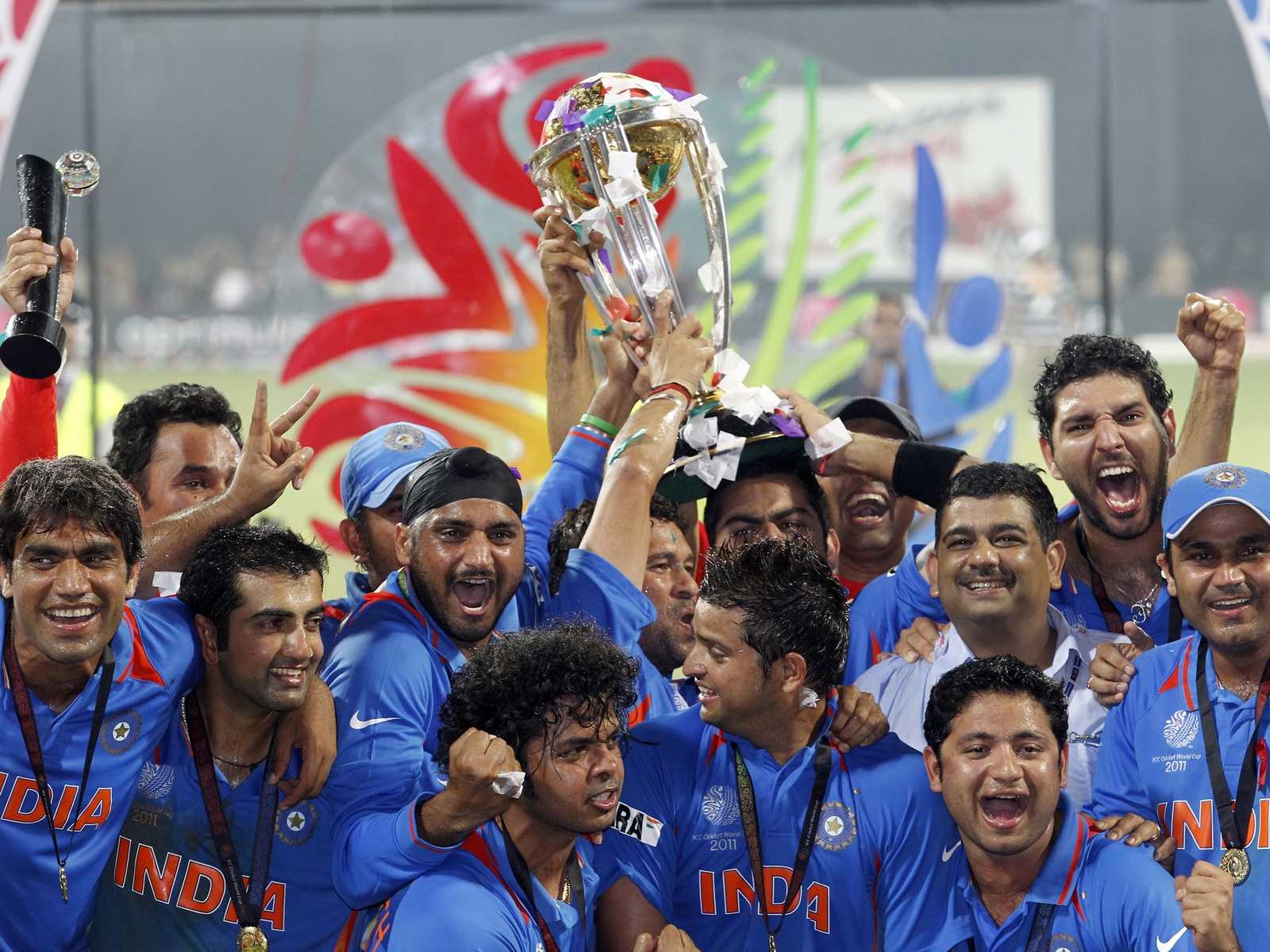 Cricket India Team for 1600 x 1200 resolution