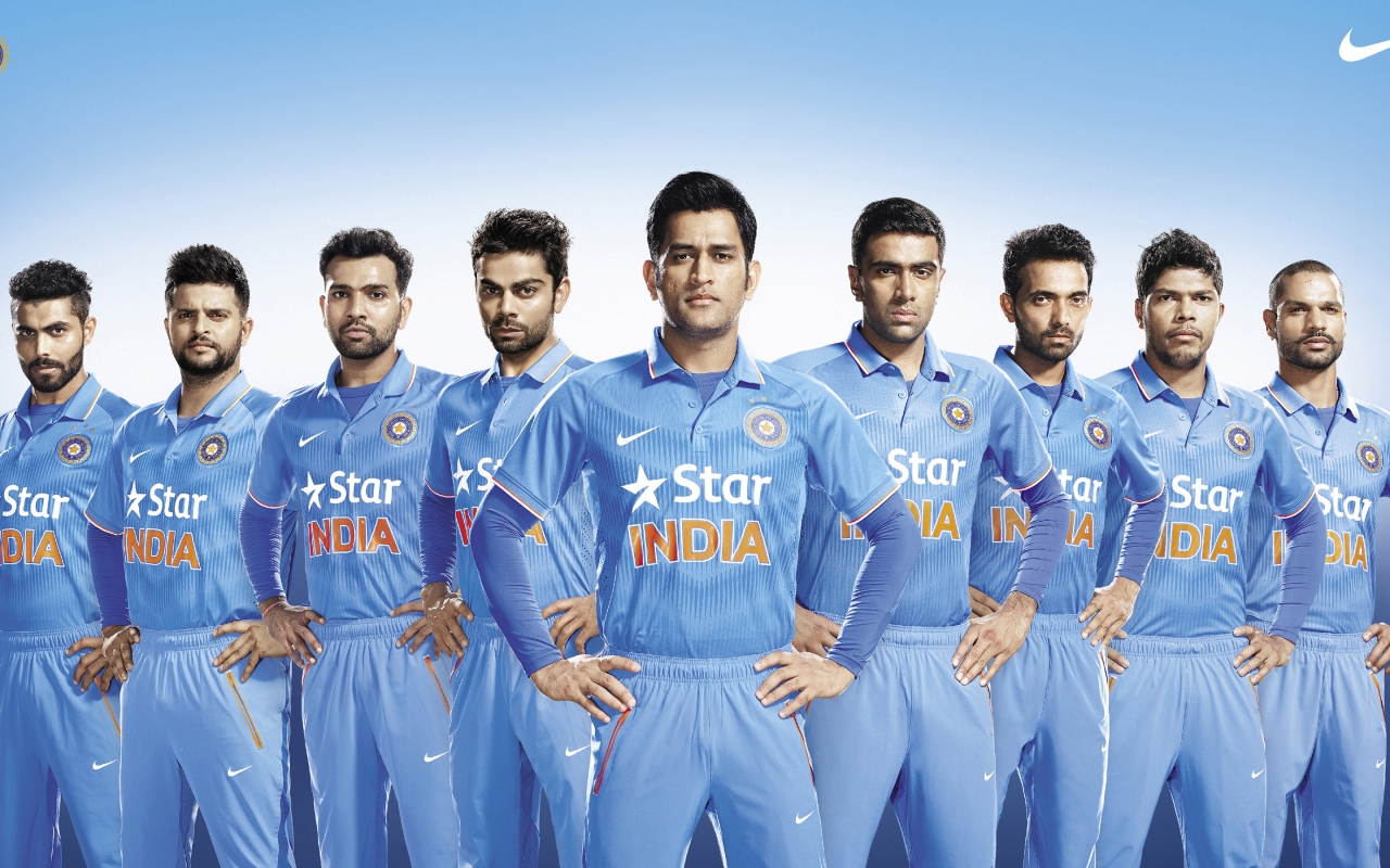 Cricket Team India for 1280 x 800 widescreen resolution