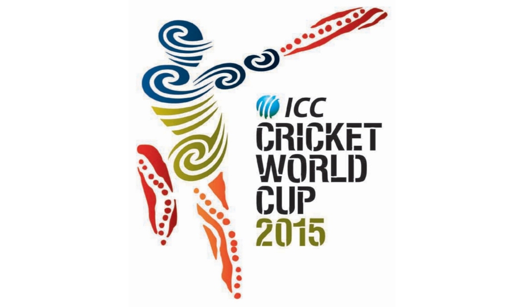 Cricket World Cup 2015 Logo for 1024 x 600 widescreen resolution