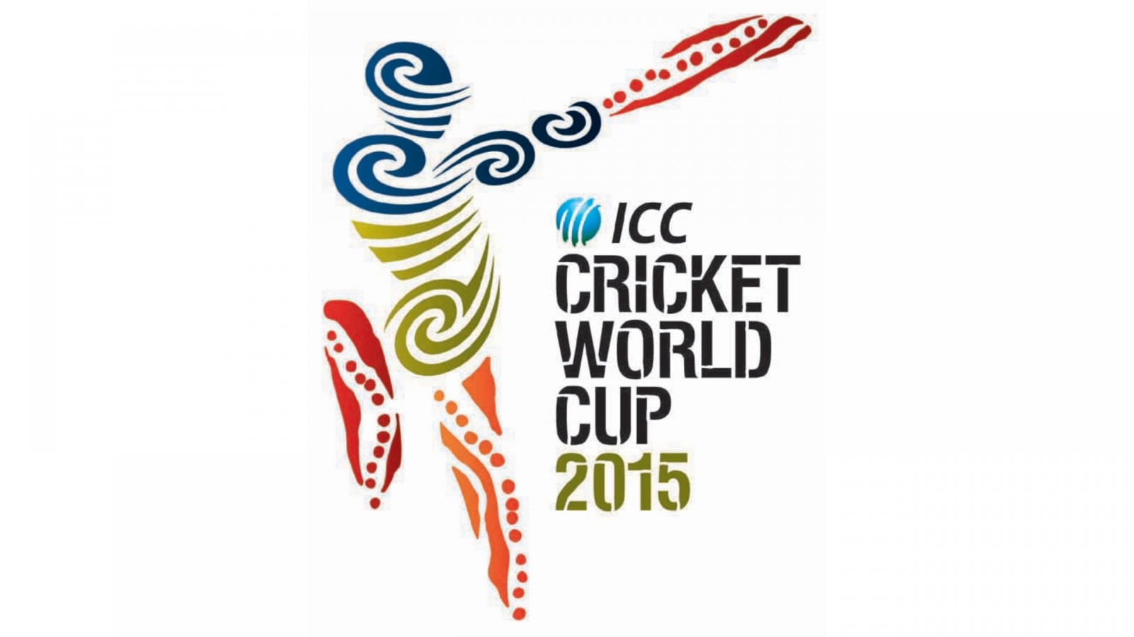 Cricket World Cup 2015 Logo for 1600 x 900 HDTV resolution