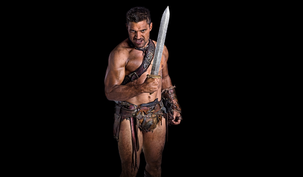 Crixus Spartacus Blood and Sand for 1024 x 600 widescreen resolution