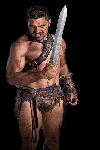 Crixus Spartacus Blood and Sand for 320 x 480 iPhone resolution
