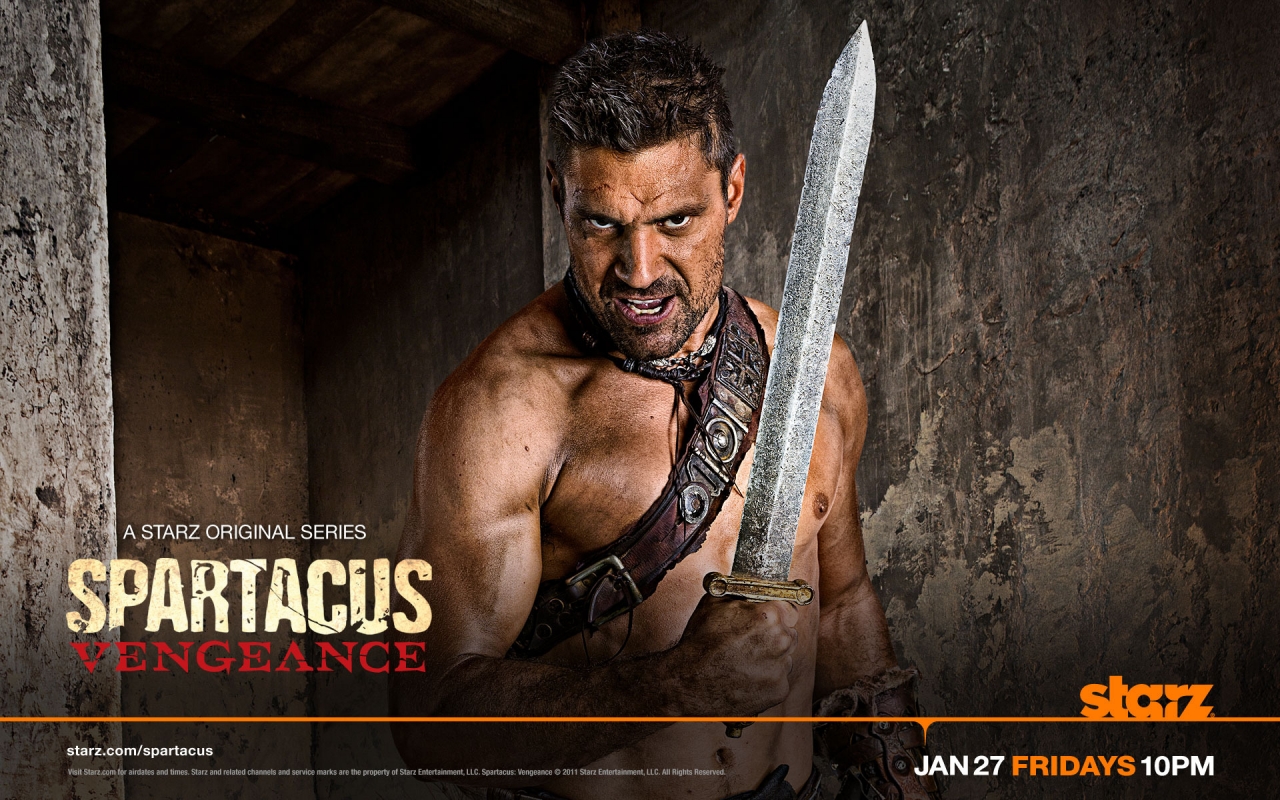Crixus Spartacus Vengeance for 1280 x 800 widescreen resolution