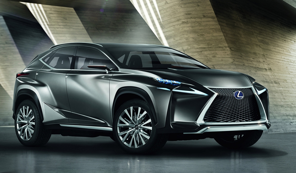 Crossover Lexus Concept for 1024 x 600 widescreen resolution