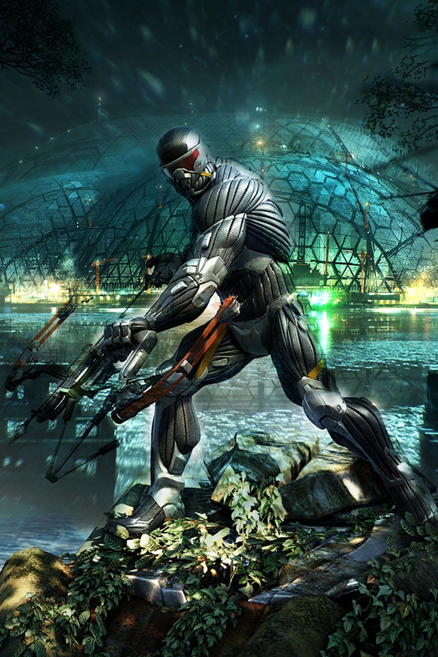 Crysis 3 Poster for 640 x 960 iPhone 4 resolution
