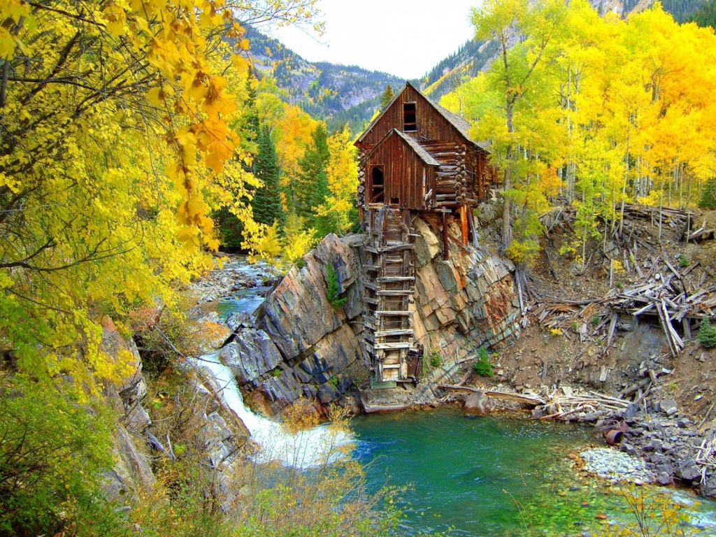 Crystal Mill Colorado for 1024 x 768 resolution