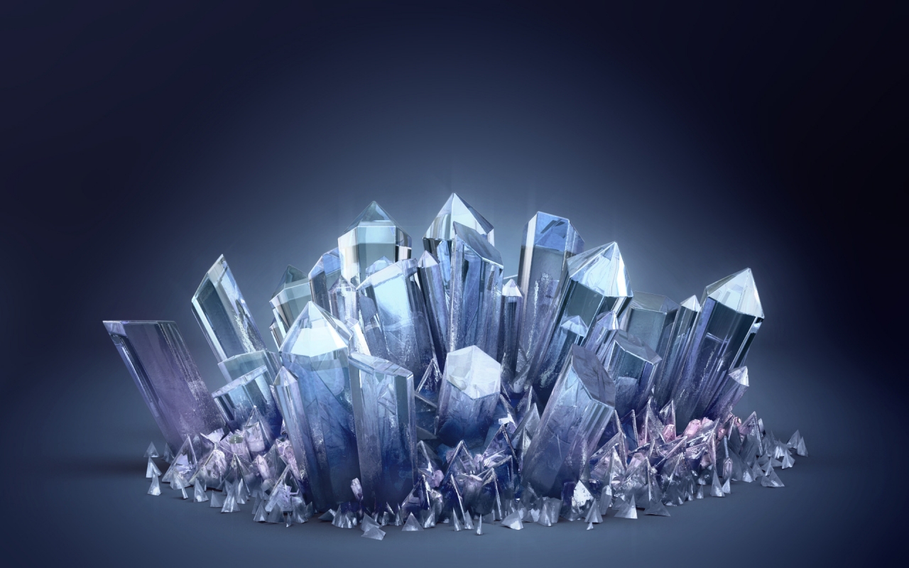 Crystals for 1280 x 800 widescreen resolution