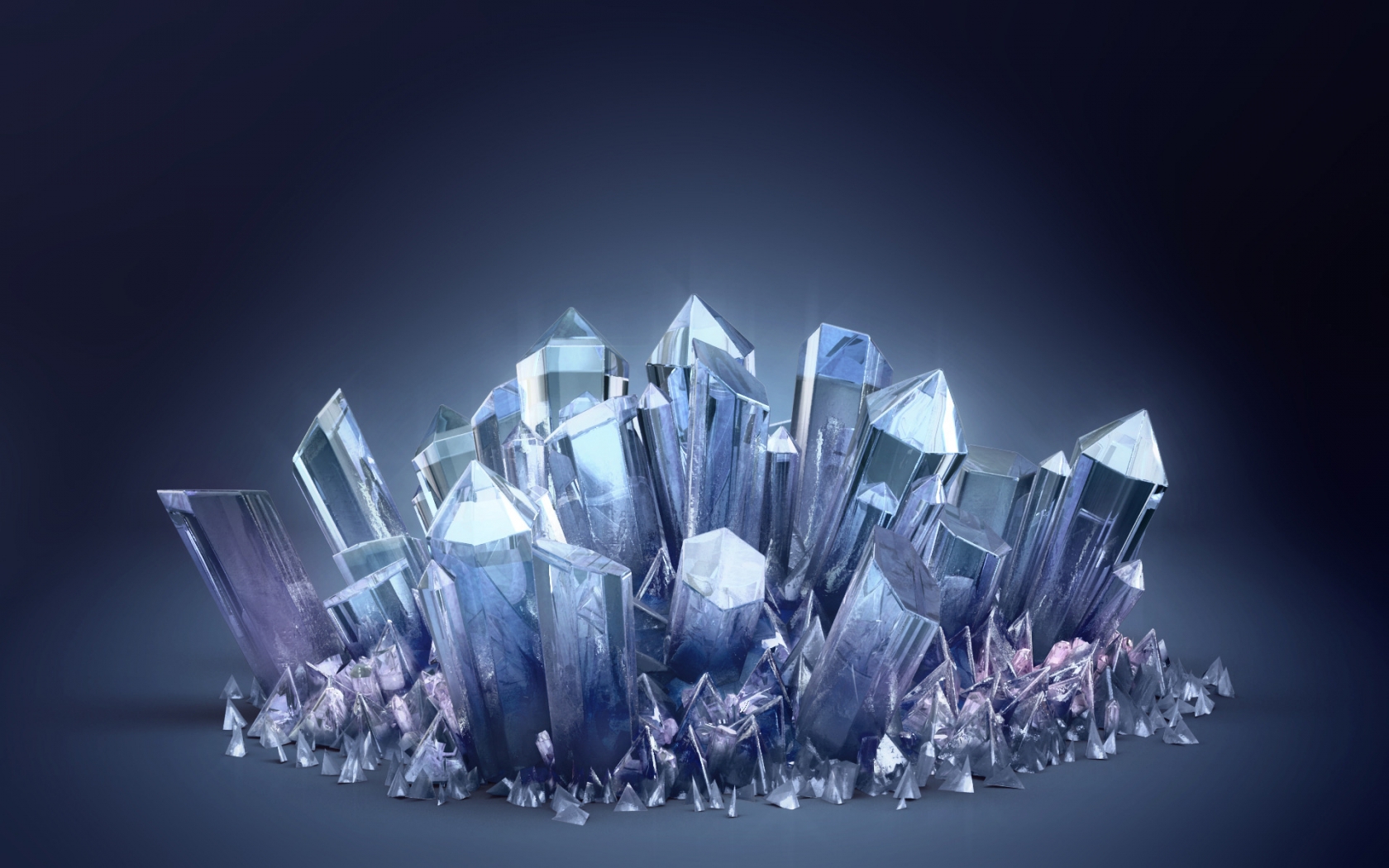 Crystals for 1680 x 1050 widescreen resolution