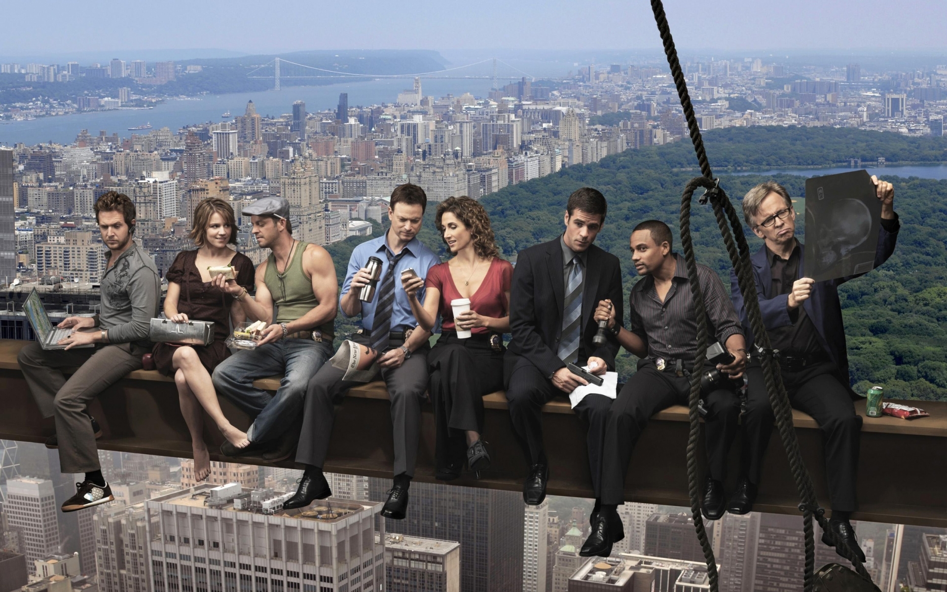 CSI: New York Characters for 1920 x 1200 widescreen resolution