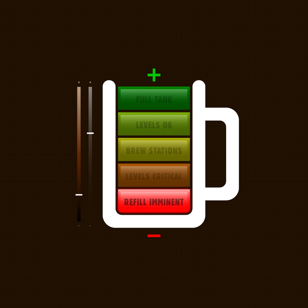 Cup Levels for 1024 x 1024 iPad resolution