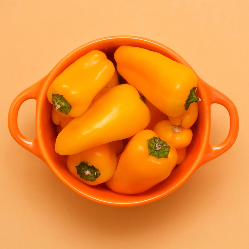 Cup of Yellow Peppers for 1024 x 1024 iPad resolution