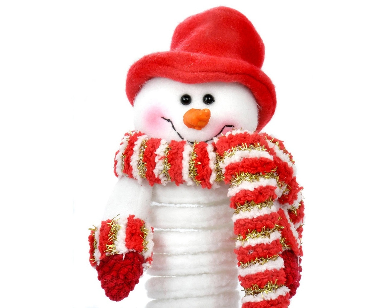 Custom Christmas Snowman for 1280 x 1024 resolution