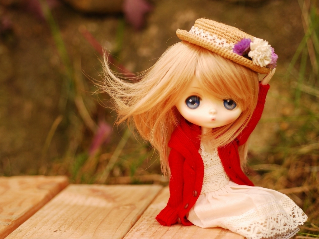Cute Little Doll for 1024 x 768 resolution