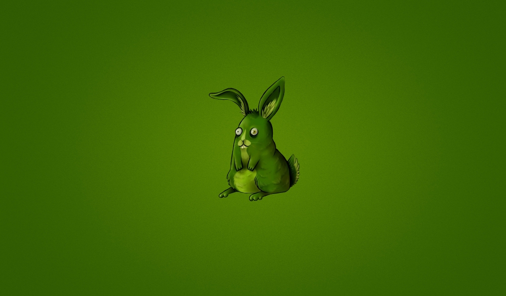 Cute Little Rabbit for 1024 x 600 widescreen resolution