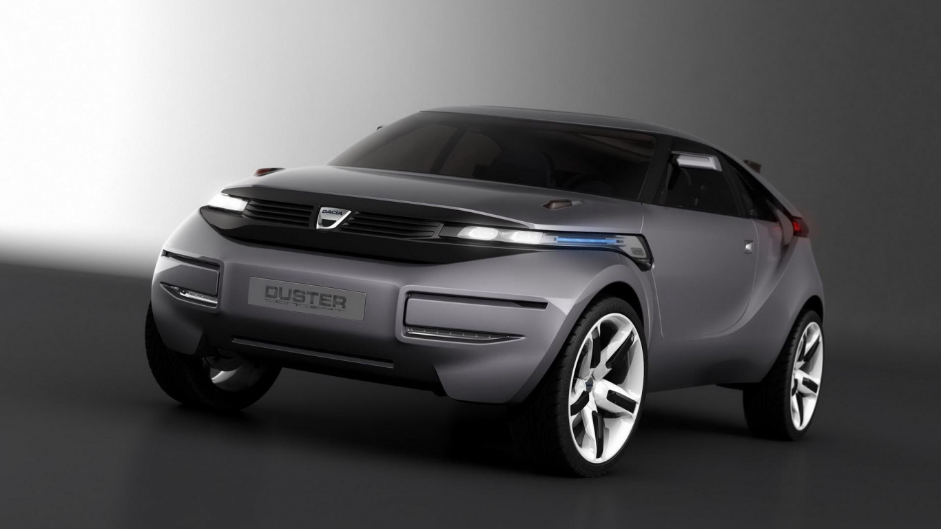 Dacia Duster Crossover Concept Front for 1366 x 768 HDTV resolution
