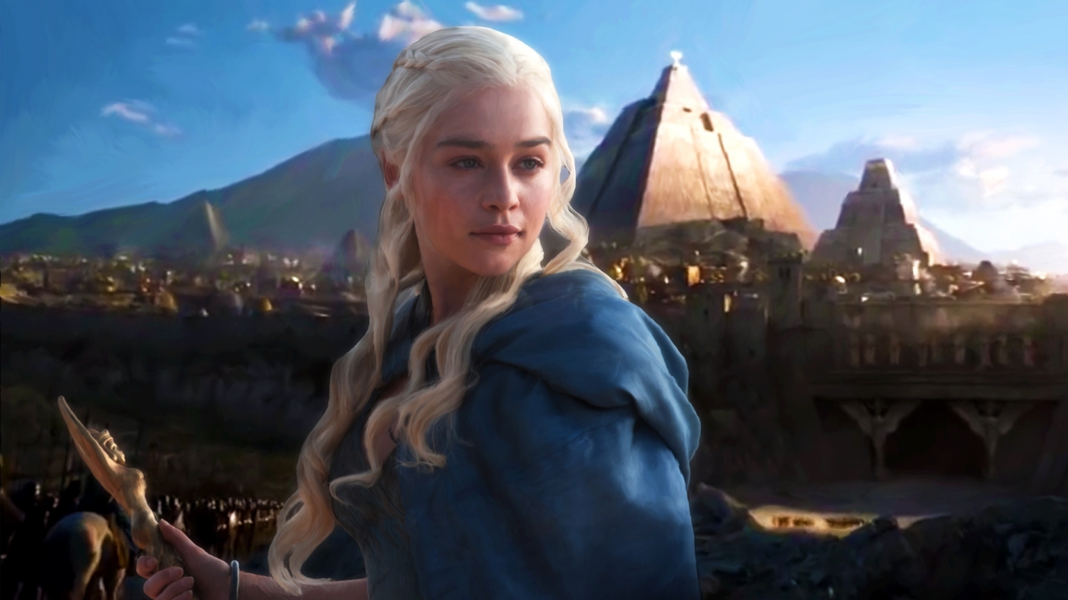 Daenerys Targaryen Fan Art for 1536 x 864 HDTV resolution