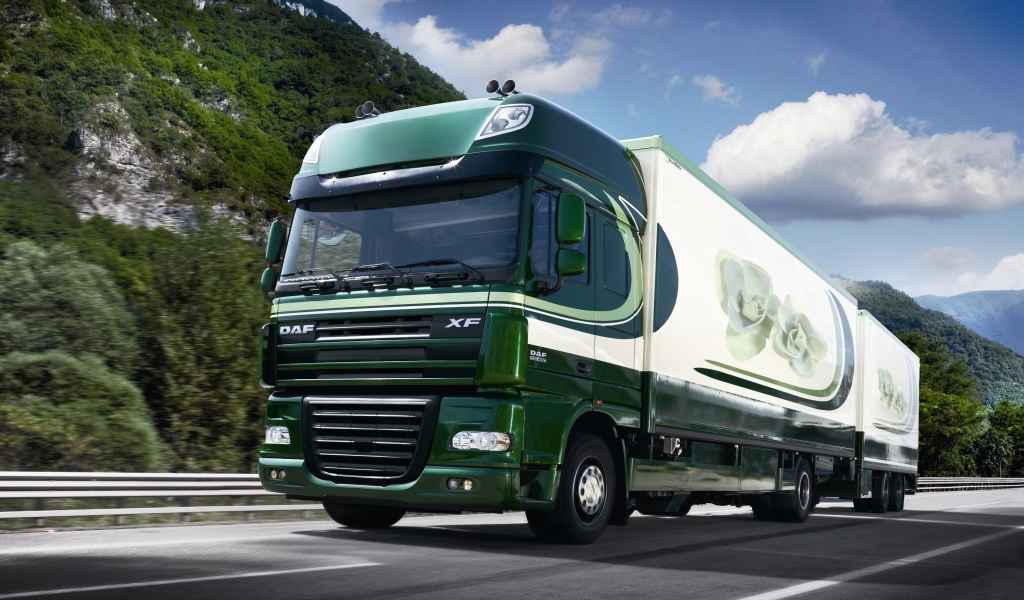 DAF XF 105 Truck for 1024 x 600 widescreen resolution