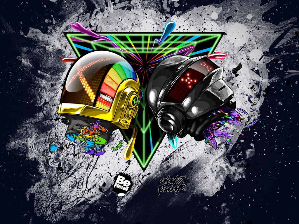 Daft Punk Artistic for 1024 x 768 resolution