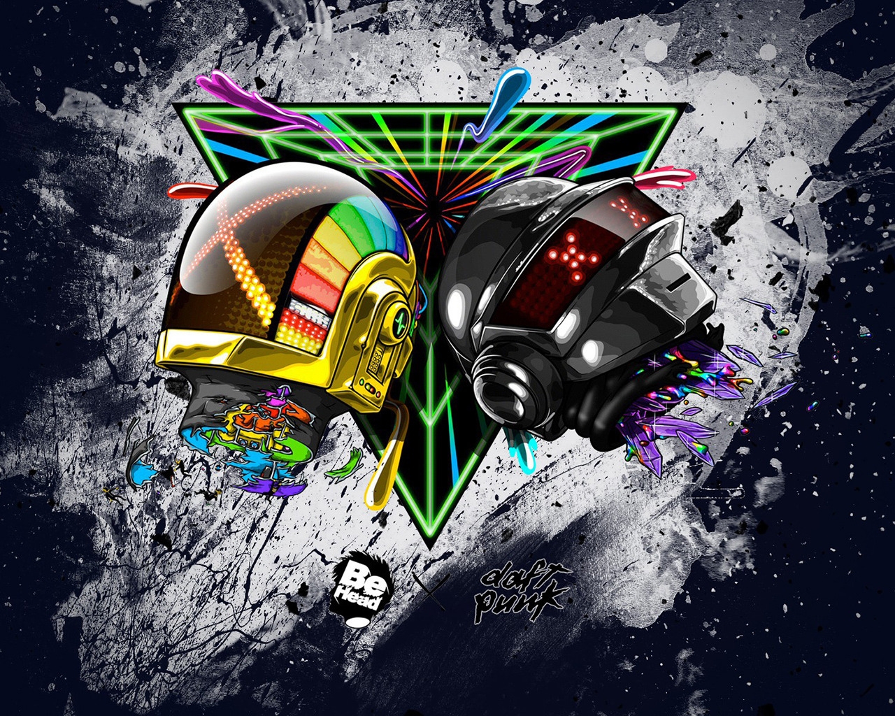 Daft Punk Artistic for 1280 x 1024 resolution