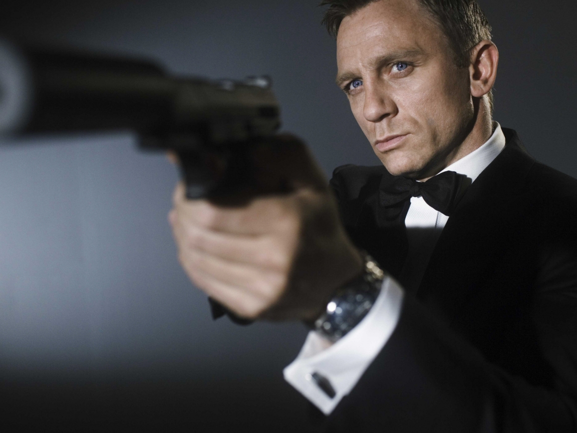 Daniel Craig as James Bond 007 for 1152 x 864 resolution