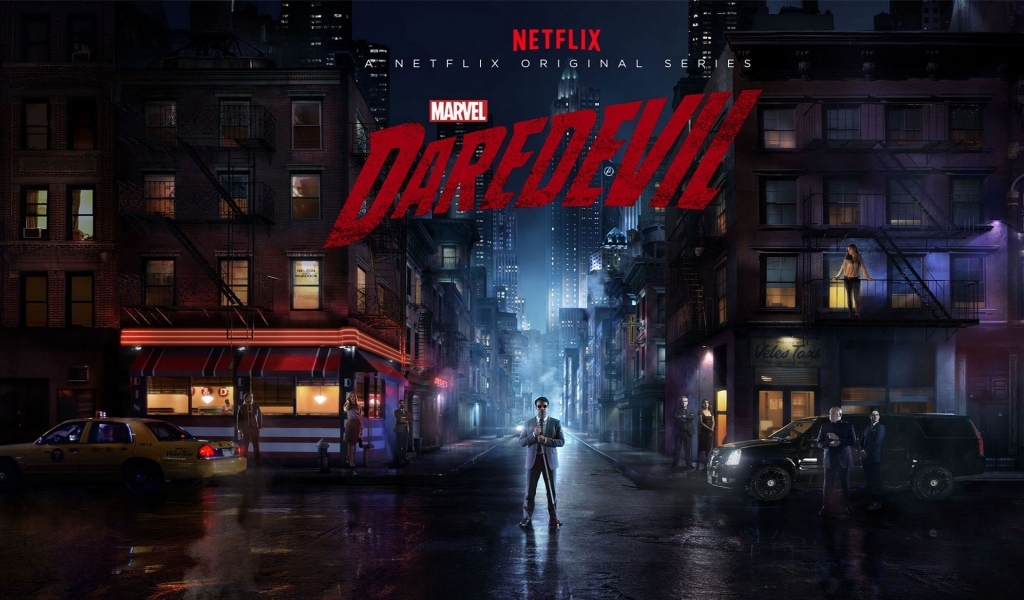 Daredevil 2015 TV Series for 1024 x 600 widescreen resolution