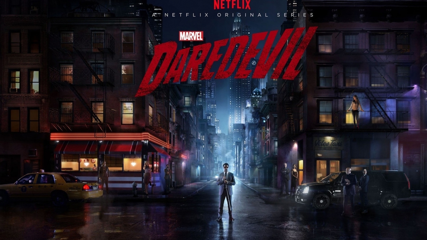Daredevil 2015 TV Series for 1366 x 768 HDTV resolution