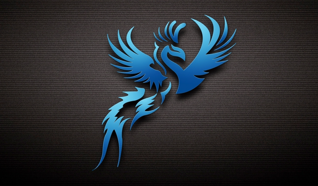 Dark Blue Bird for 1024 x 600 widescreen resolution