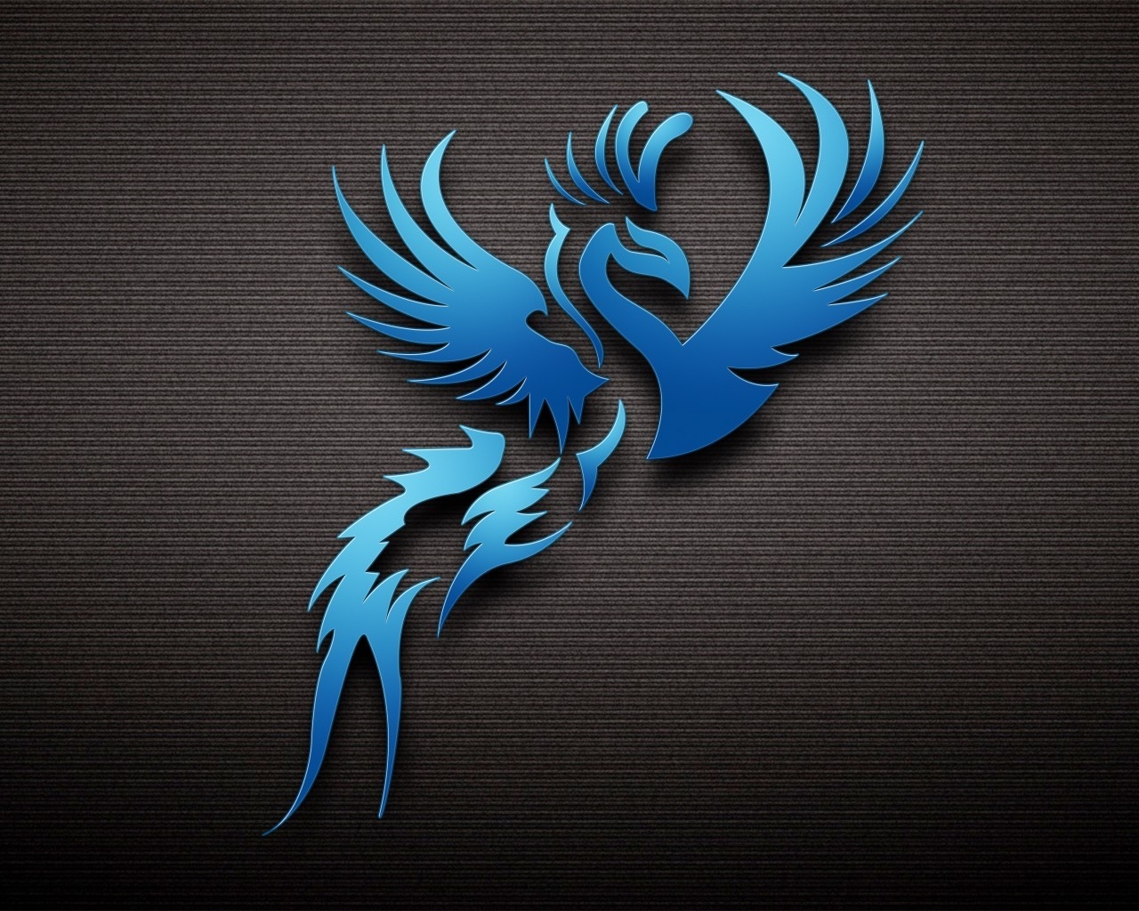 Dark Blue Bird for 1280 x 1024 resolution