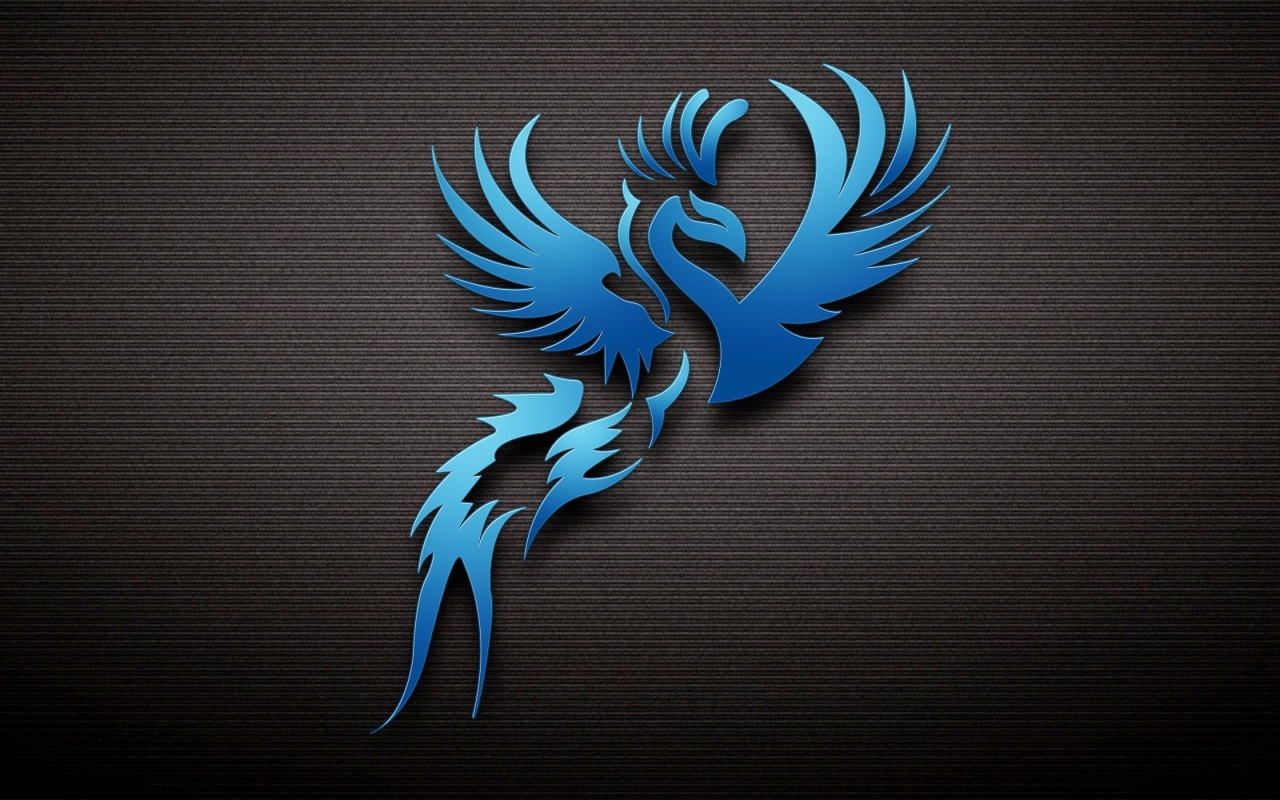 Dark Blue Bird for 1280 x 800 widescreen resolution