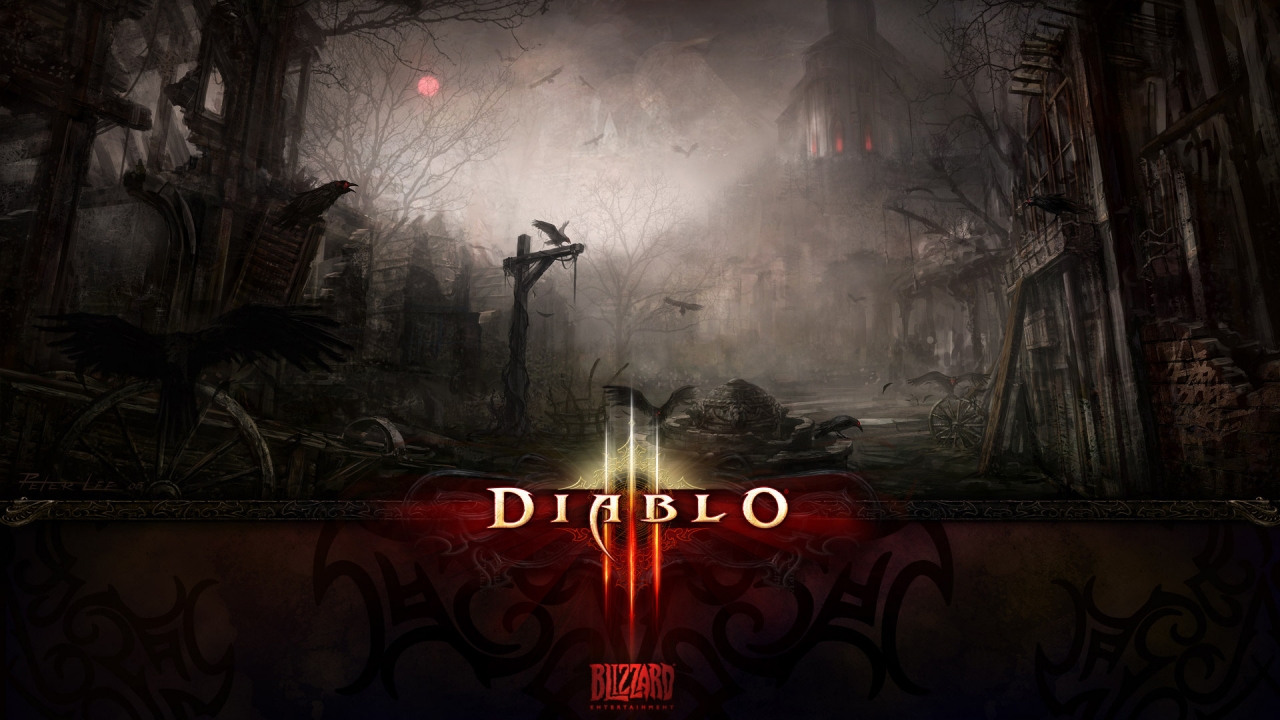 Dark Death Diablo 3 for 1280 x 720 HDTV 720p resolution