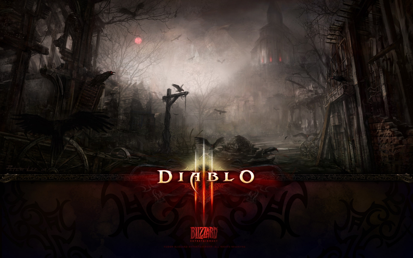 Dark Death Diablo 3 for 1440 x 900 widescreen resolution