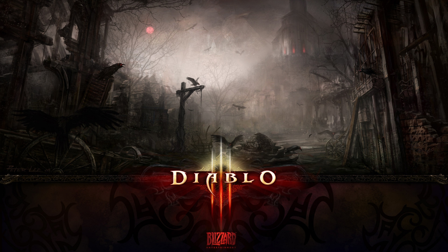 Dark Death Diablo 3 for 1536 x 864 HDTV resolution
