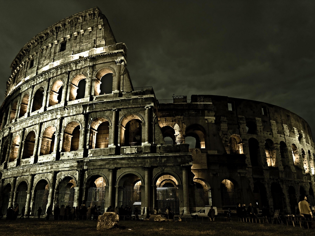 Dark Rome Coliseum for 1024 x 768 resolution