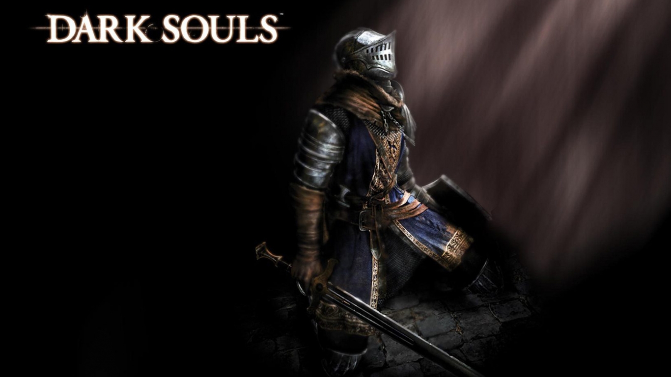 Dark Souls Character for 1366 x 768 HDTV resolution
