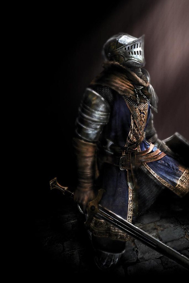 Dark Souls Character for 640 x 960 iPhone 4 resolution