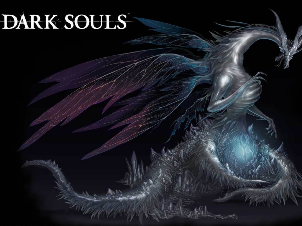 Dark Souls Dragon for 1024 x 768 resolution