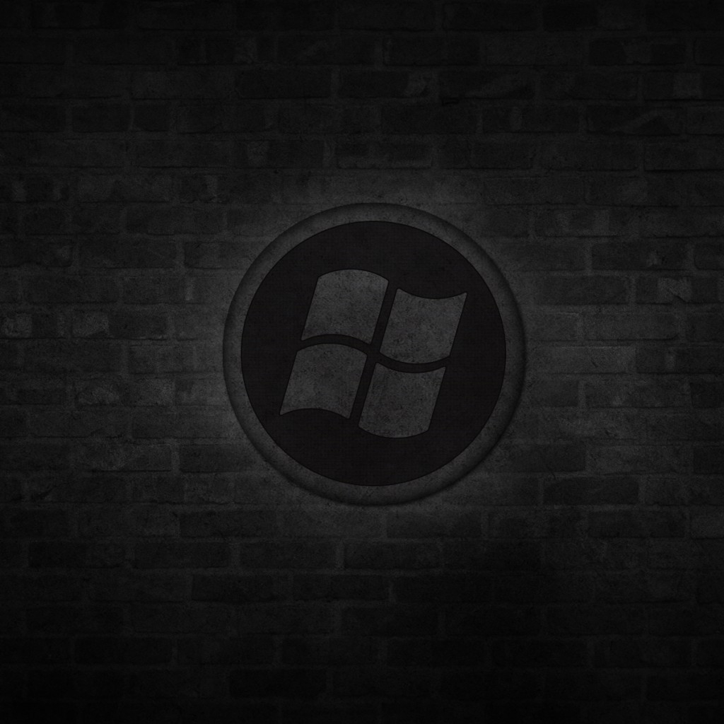 Dark Windows Logo for 1024 x 1024 iPad resolution