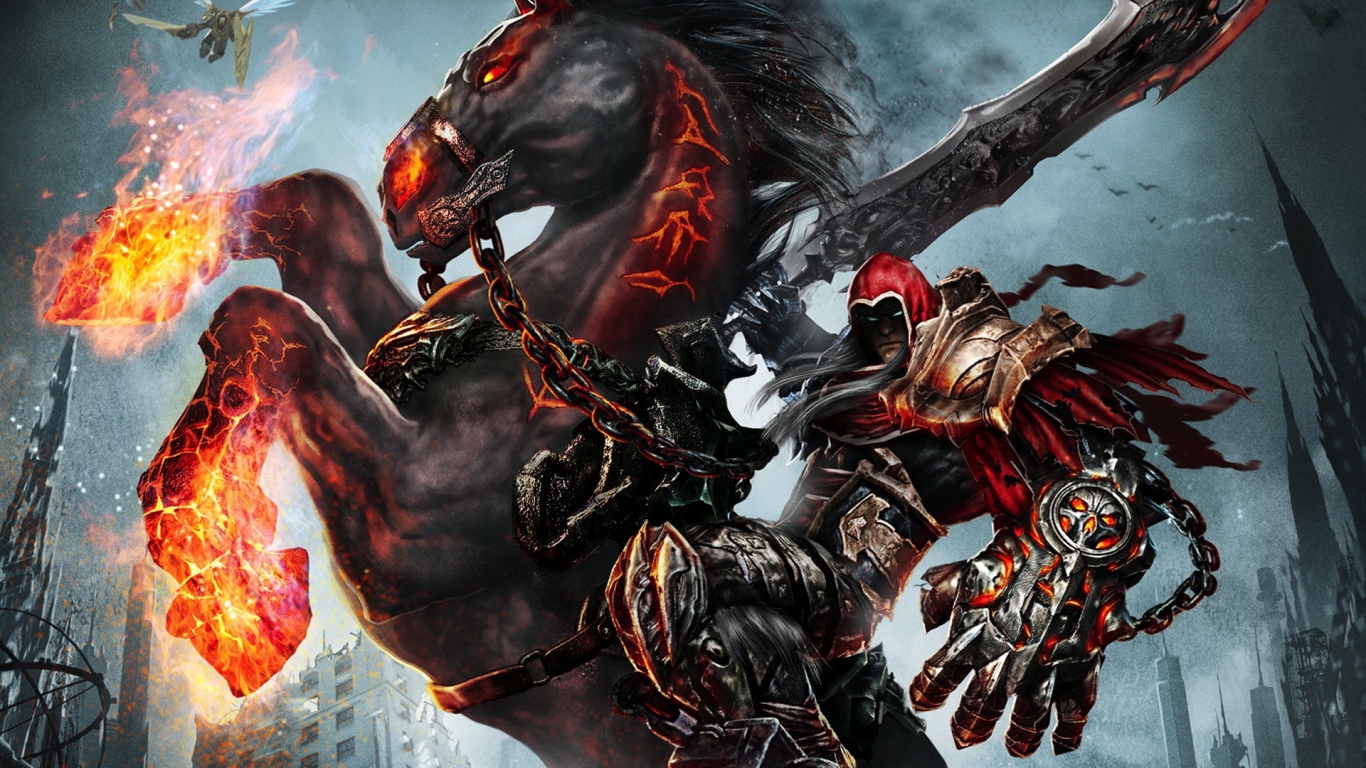 Darksiders Wrath of War Video Game for 1366 x 768 HDTV resolution