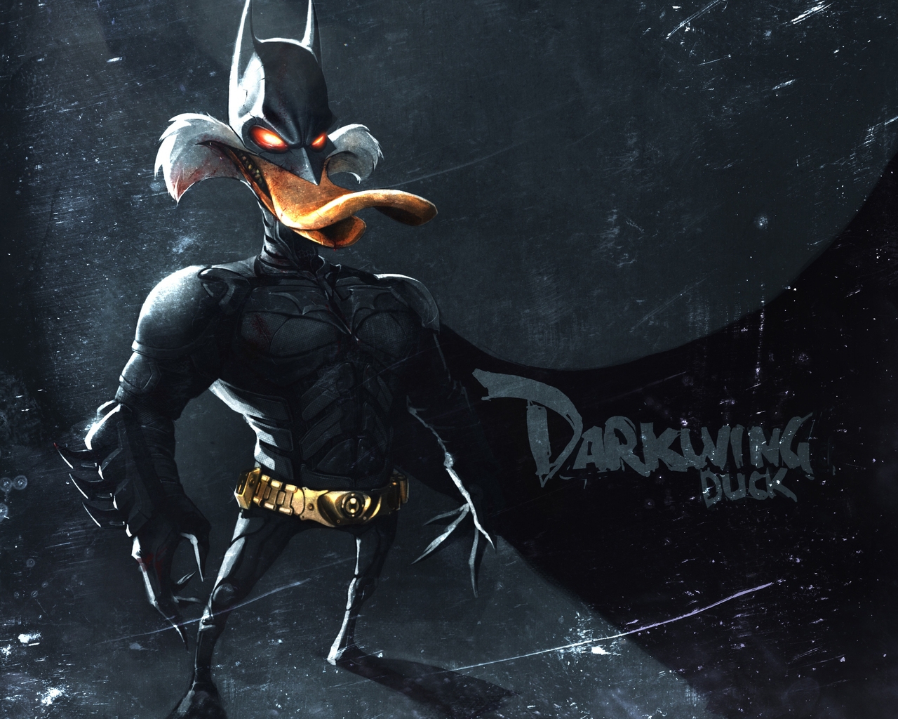 Darkwing Duck Mask for 1280 x 1024 resolution