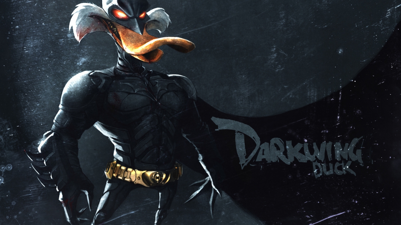 Darkwing Duck Mask for 1366 x 768 HDTV resolution
