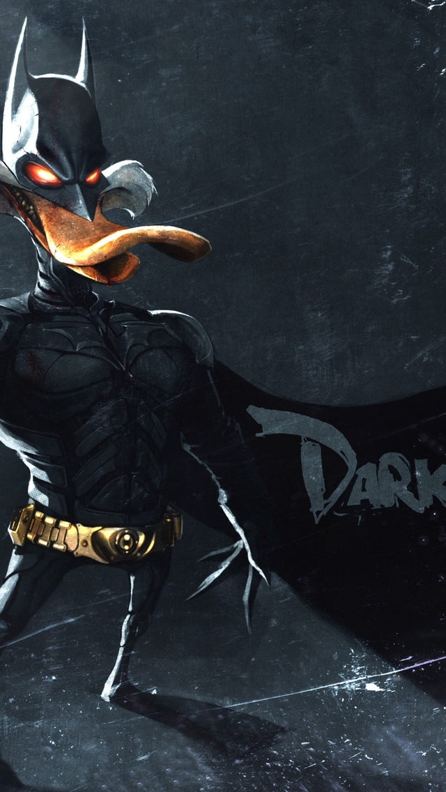 Darkwing Duck Mask for 640 x 1136 iPhone 5 resolution