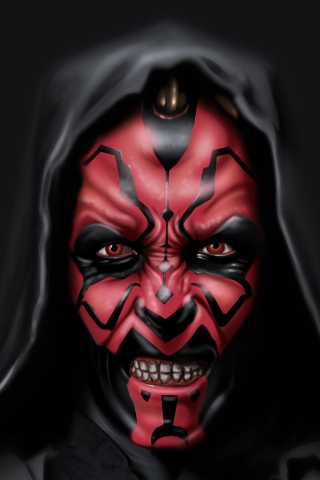 Darth Vader Animated for 320 x 480 iPhone resolution