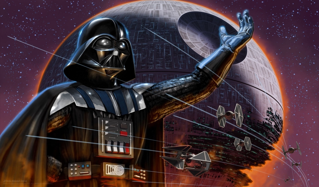 Darth Vader Star Wars Character for 1024 x 600 widescreen resolution